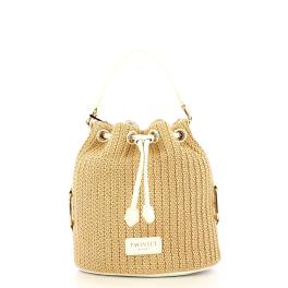 Twinset Secchiello Grace Bic. Paglia Bianco Ottico - 1