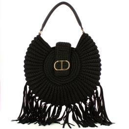Twin Set Borsa a spalla La Coquillette grande Nero - 1