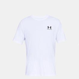 UNDE T-Shirt UA Left Chest Logo Marine White Black - 1